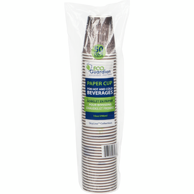 null Gobelet en papier pour boissons chaudes et froides 10oz, paquet de 50 50 ea, 4,99 $/1ch