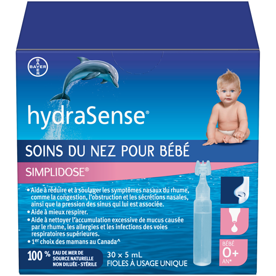 Hydrasense Fioles à usage unique Simplidose pour bébés, 30 ea, 0,36 $/1ch
