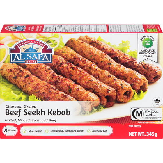 Al Safa Beef Seekh Kebab 345 g, $4.64/100g