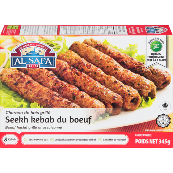 Al Safa Seekh Kebab Au Boeuf 345 g, 4,63 $/100g