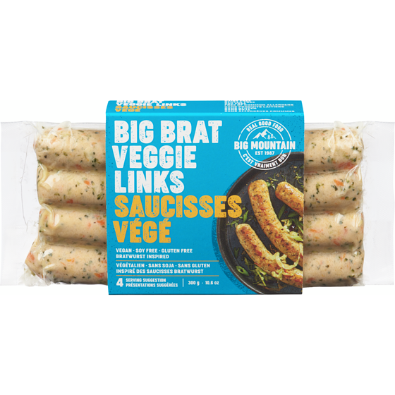 Big Mountain SAUCISSES VA(c)GA(c) BIG BRAT 300 g, 2,66 $/100g