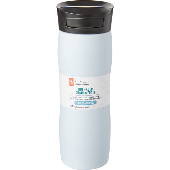 le Choix du Président President's Choice Tasse de voyage isotherme, 400 mL – Bleu 1 ea, 19,00 $/1ch