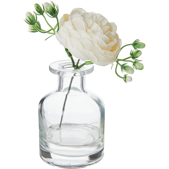 Life at Home Vase en verre pour fausses fleurs, blanc 1 ea, 7,00 $/1ch