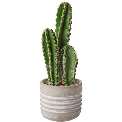 Life at Home Cactus artificiel dans un pot en céramique couleur sable, 15,5 po (39,4 cm) 1 ea, 17,50 $/1ch