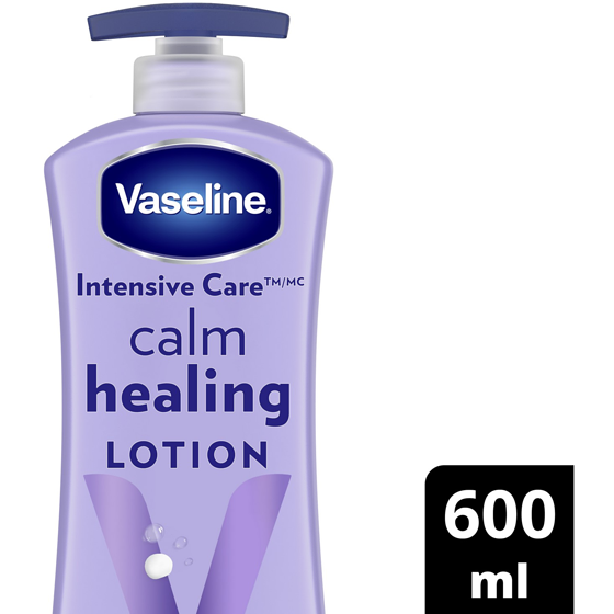 Vaseline Calm Healing Body Lotion 48H moisture 600 ml, $1.83/100ml