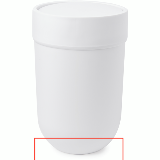 Umbra Umbra Touch Trash Can with Lid, 1.6 Gallon (6L), White 1 ea, $30.00/1ea