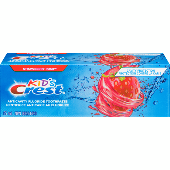 Crest Kid's Anticavity Cavity Protection Fluoride Toothpaste, Strawberry Rush 85 ml, $5.28/100ml