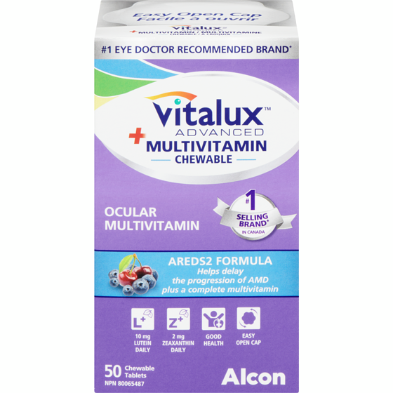 Vitalux Chewable Tablets Ocular Multivitamin 50 ea, $0.39/1ea