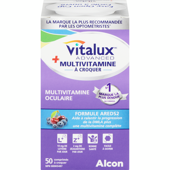 Vitalux VITALUX ADVANCED PLUS MULTIS 50 ea, 0,49 $/1ch