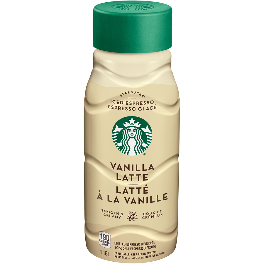 starbucks vanilla latte caffeine