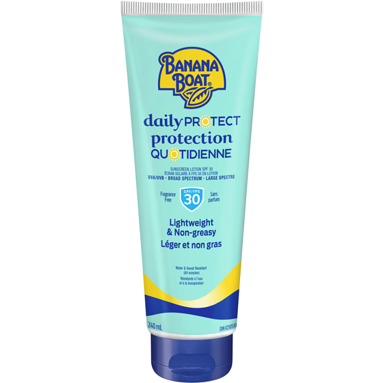Banana Boat Lotion écran solaire Protection quotidienne à FPS 30 pour usage quotidien 240 ml, 5,62 $/100ml