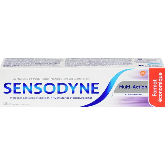 Sensodyne Multi-Action Et Blanchissant (Dentifrice) 135 ml, 5,92 $/100ml