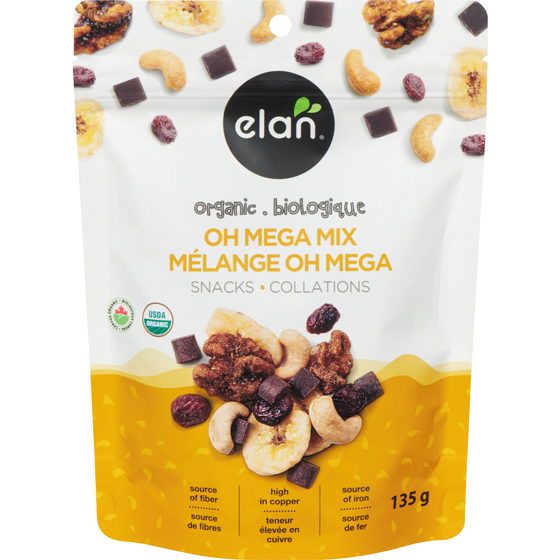 Elan Oh Mega Mix Organic 135 g, $4.44/100g