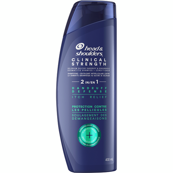 Head & Shoulders Clinical Itch Relief 2in1, for Stubborn Dandruff 400 ml, $4.00/100ml