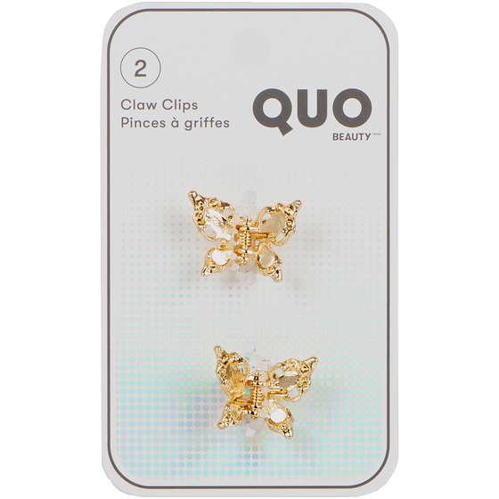Quo Beauty Jewel Butterfly Jaw Clip 2 ea, $5.00/1ea