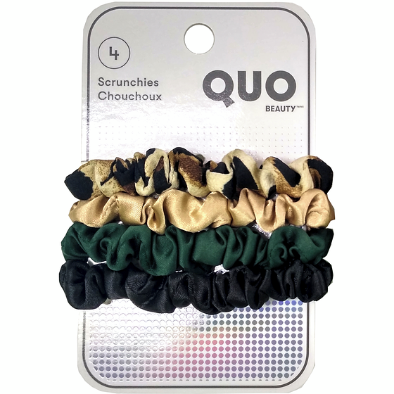 Quo Beauty Satin Scrunchies 4 ea, $2.50/1ea
