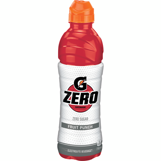 Gatorade Zero Fruit Punch Sports Drink 710 ml, $0.42/100ml