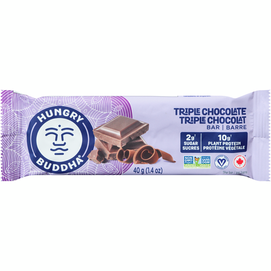 Hungry Buddha Triple Chocolate Bar 40 g, $8.73/100g