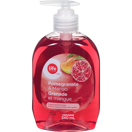 Life Brand Hand Soap, Mango 340 ml, $0.82/100ml