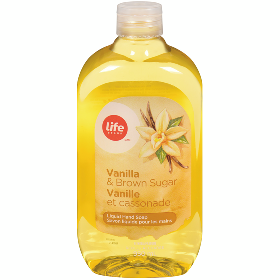 Life Brand Liquid Hand Soap Vanilla and Brown Sugar 950 ml, $0.42/100ml