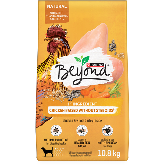 Purina Beyond Simply Farm-Raised Chicken & Whole Barley Recipe, Dry Dog Food 10.8 kg, $0.59/100g