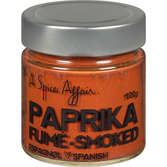 A Spice Affair Paprika fumé 100 g, 9,99 $/100g