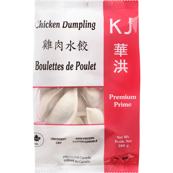 KJ Kj Chicken Dumpling 380 g, 1,18 $/100g