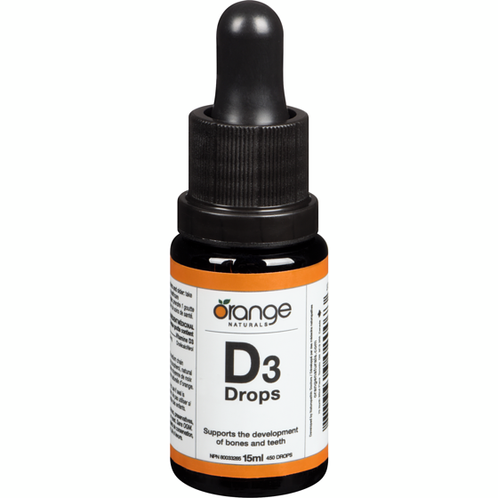 Orange Naturals D3 Drops 15 ml, $73.27/100ml