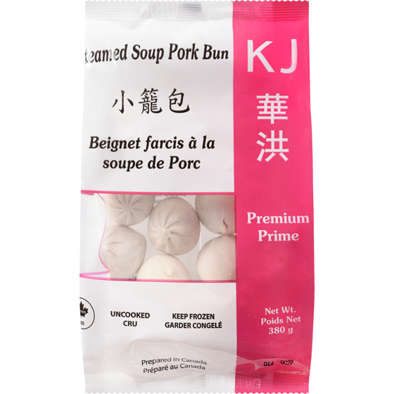 KJ Steamed Soup Pork Bun 380 g, $1.18/100g