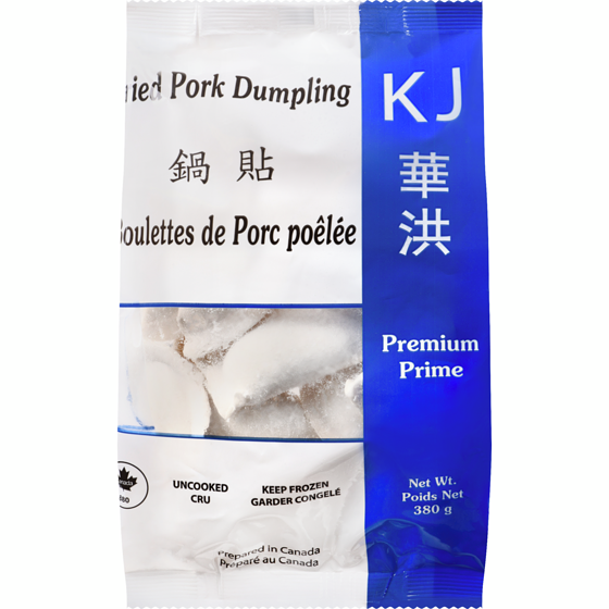 KJ Fried Pork Dumpling 380 g, $1.18/100g