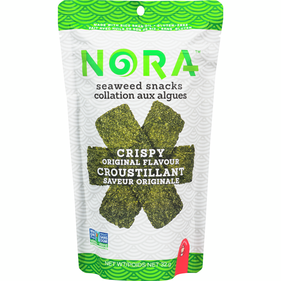 Nora Seaweed Snacks Crispy Original Flavour 32 g, $21.22/100g