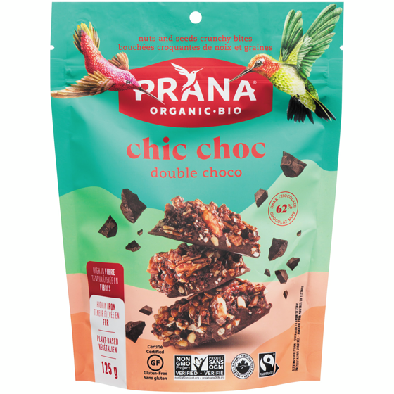 Prana Double Chocolate Snack 125 g, $5.19/100g