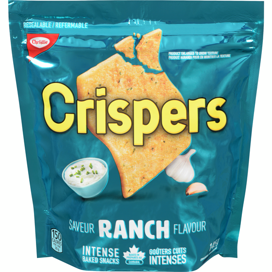Christie Craquelins Crispers à saveur Ranch, collations salées 145 g, 1,92 $/100g