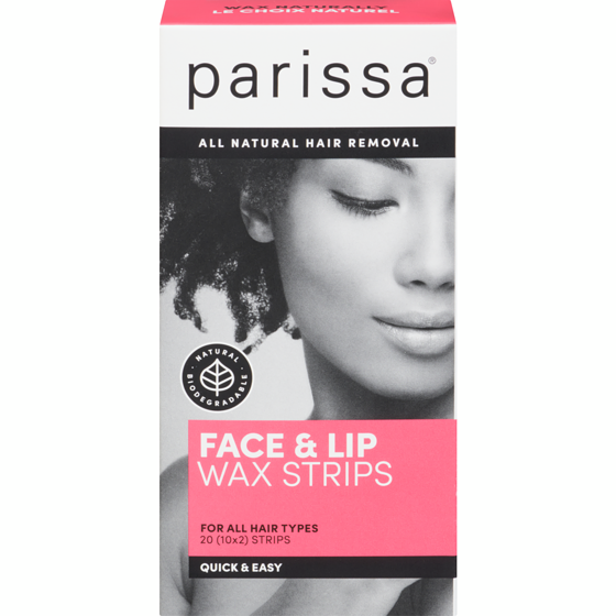 Parissa Wax Strips Face & Lip 20 ea, $0.62/1ea