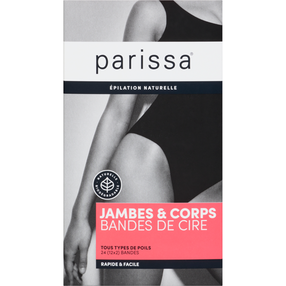 Parissa Legs & Body Wax Strips For All Hair Types 24 ea, $0.63/1ea