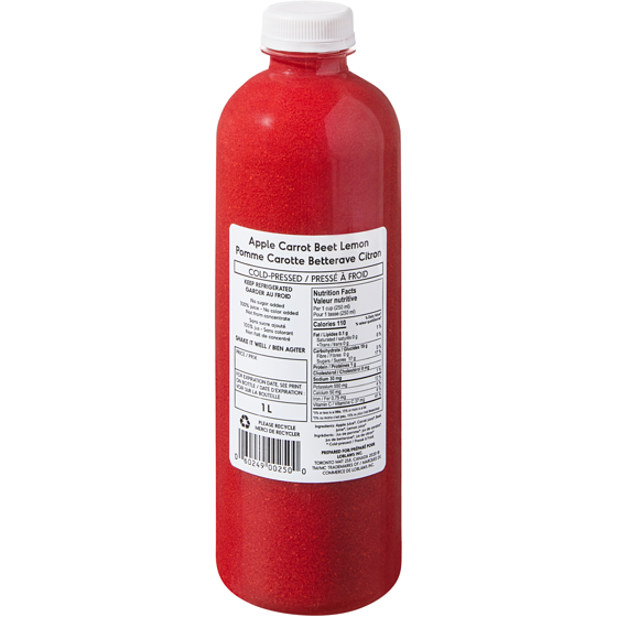 null Fresh Apple, Carrot, Beet, Lemon Juice 1 l, $1.30/100ml