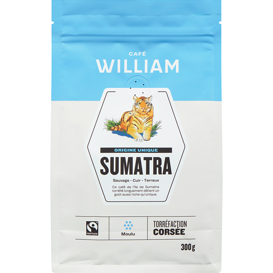 Café William Spartivento Café moulu Sumatra FT 300 g, 4,33 $/100g