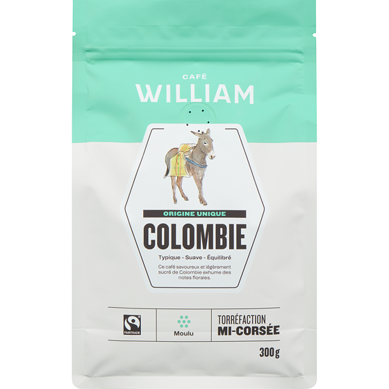 Café William Spartivento Café moulu Colombie FT 300 g, 5,33 $/100g