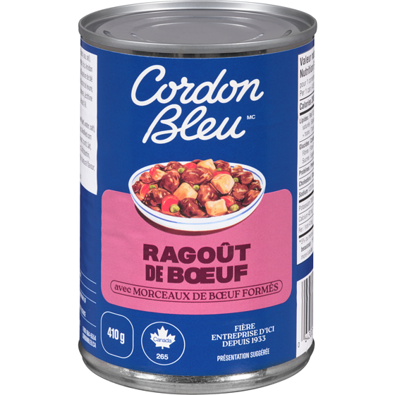 Cordon Bleu CORDON BLEU RAGOUT DE BOEUF 410 g, 0,73 $/100g