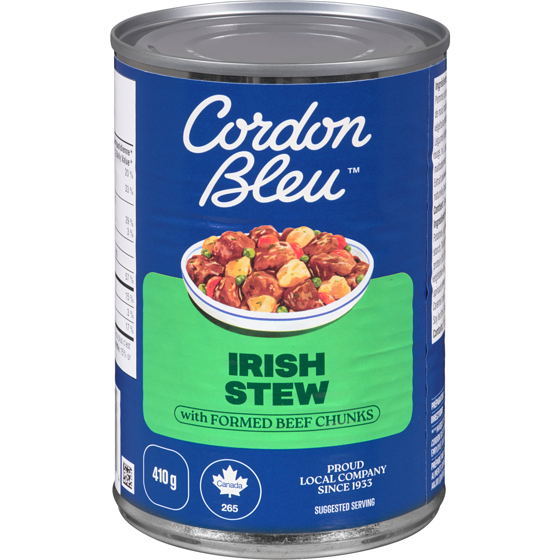 Cordon Bleu Irish Stew with Formed Beef Chunk 410 g, $1.34/100g