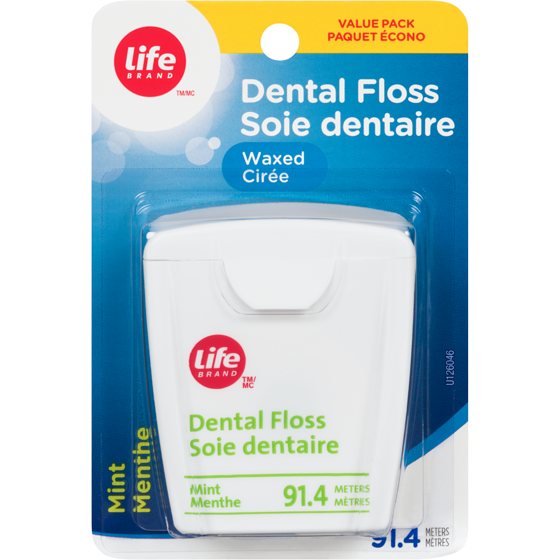 Life Brand Dental Floss Waxed Mint 1 ea, $4.49/1ea