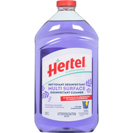 Hertel All-Purpose Disinfectant Lavender  1.4 l, $0.43/100ml