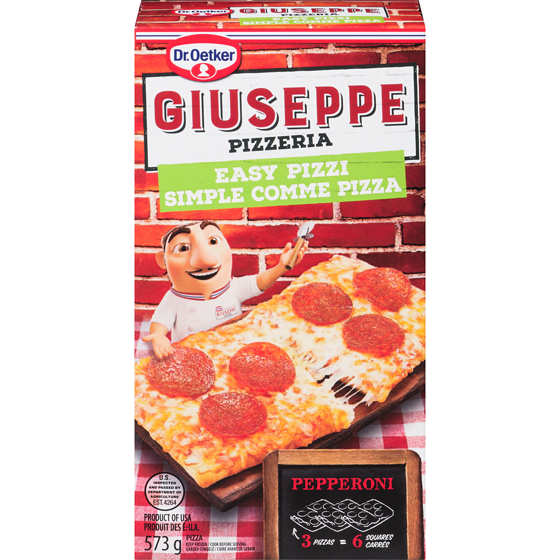 Dr Oetker Giuseppe Pizzeria Easy Pizzi Pepperoni 3x573.0 g, $0.38/100g