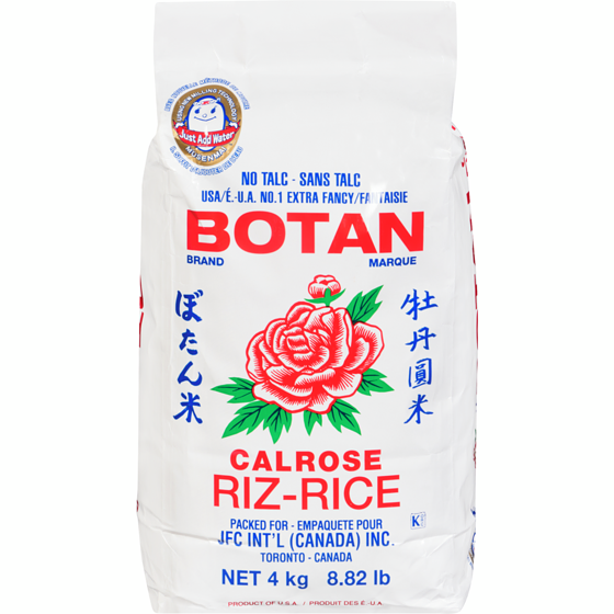 Botan Rice Calrose 4 kg 4 kg, $0.32/100g