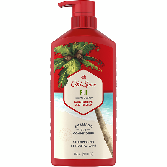 Old Spice 2 in 1 Shampoo and Conditioner, Fiji 650 ml, $1.92/100ml