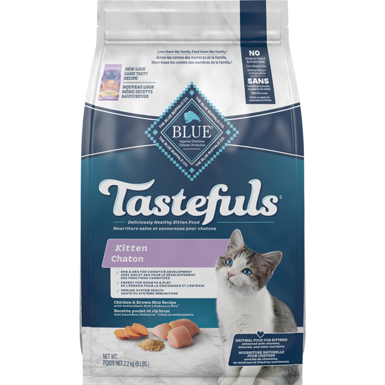 Blue Buffalo Tastefuls Kitten Chicken & Brown Rice Dry Kitten Food 2.2 kg, $1.14/100g