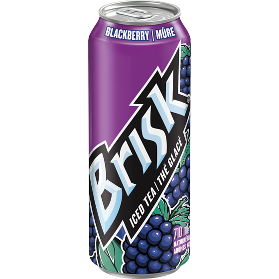 Brisk Blackberry Iced Tea 710 ml, $0.35/100ml