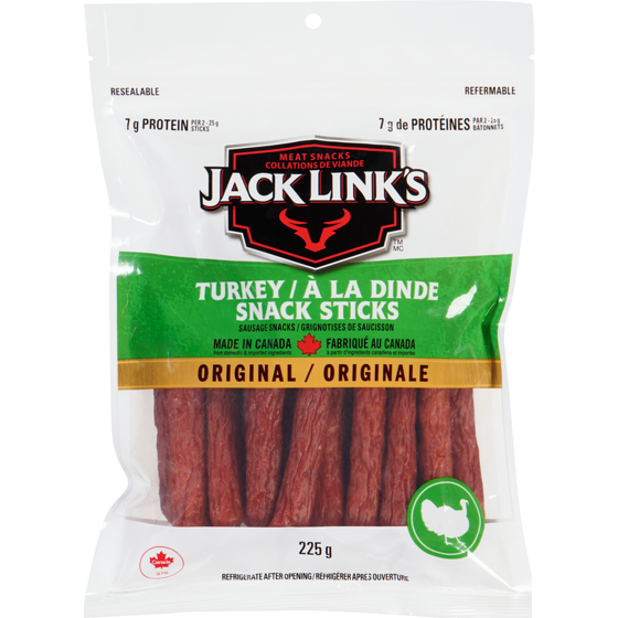 Jack Link’s À La Dinde Grignotises De Saucisson 1 ea, 11,49 $/1ch