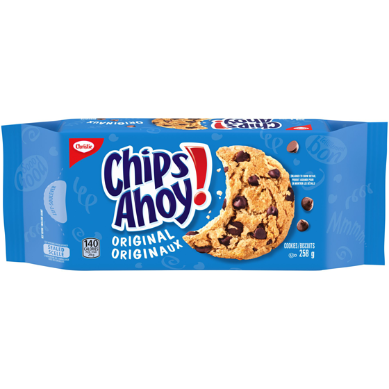 Christie Biscuits CHIPS AHOY! originaux aux pépites de chocolat 258 g, 1,16 $/100g