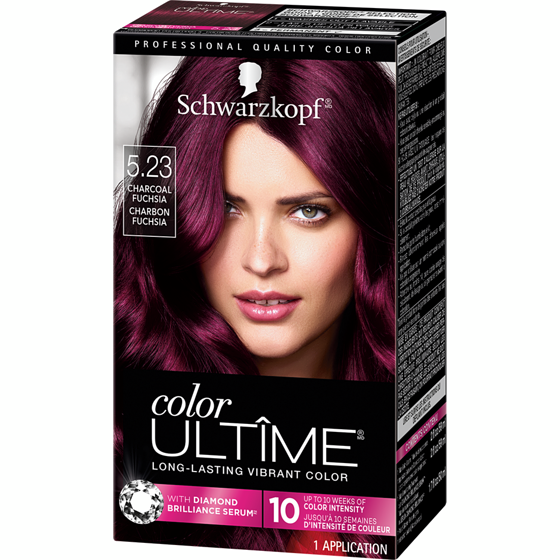 Schwarzkopf Color ultime permanent Hair Color Cream, 5.23 Charcoal Fuchsia 60 ml, $21.57/100ml